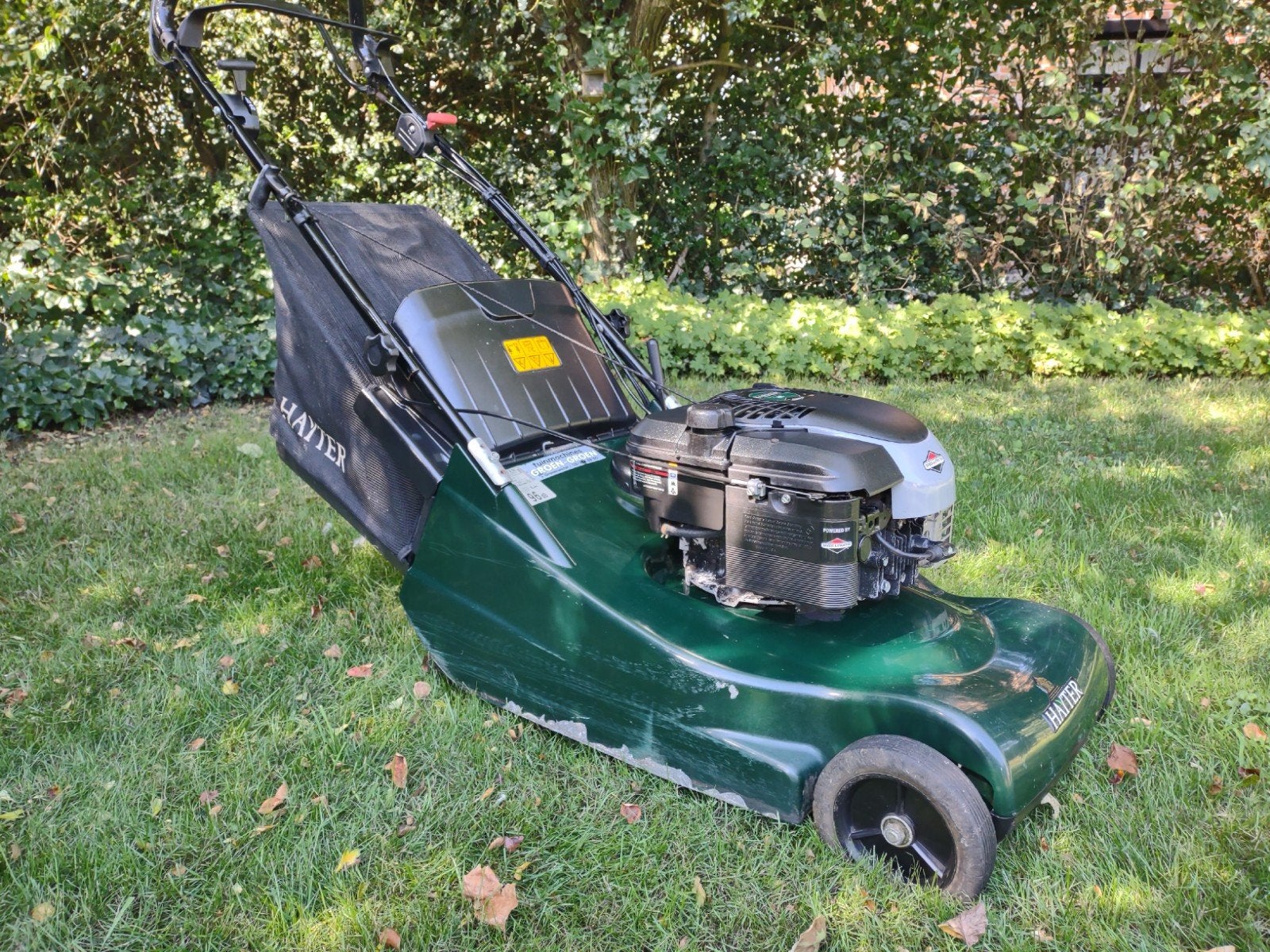 HAYTER harrior 48 grasmaaier, Tuin en Terras, Grasmaaiers, Ophalen, Cirkelmaaier, Gebruikt, 50 cm of meer