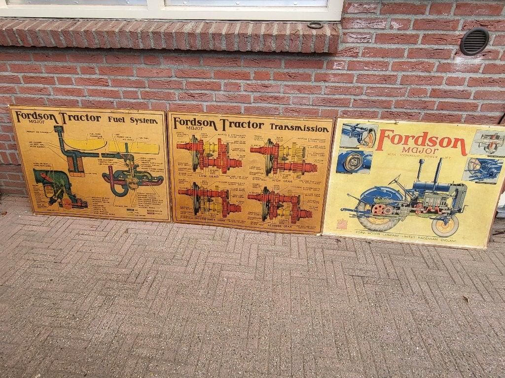 Fordson Major 1949 Wandplaten, Ophalen of Verzenden, Gebruikt, Motoren