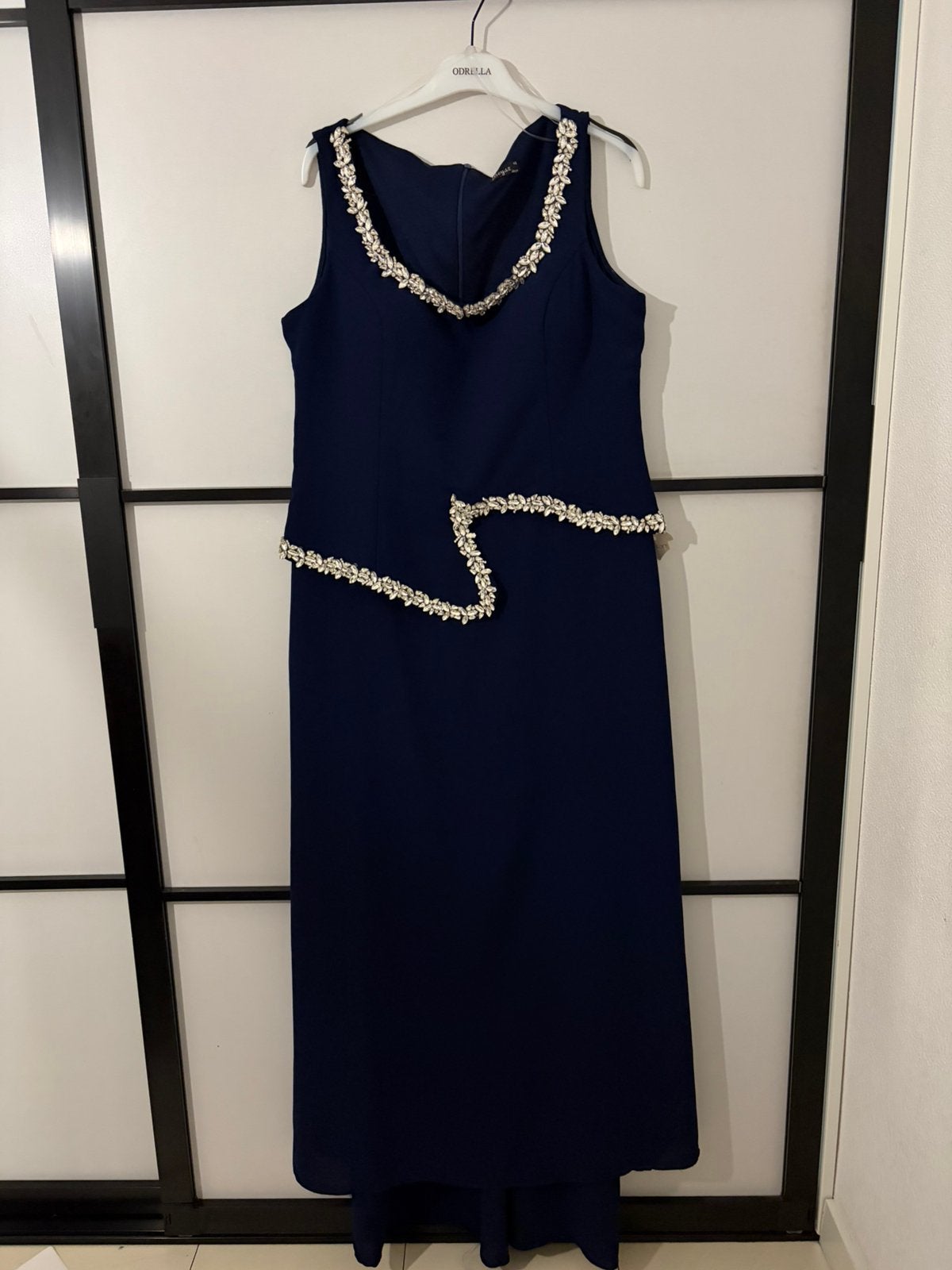 Gelegenheid jurk, marina blauw nieuw!, Blauw, Maat 46/48 (XL) of groter, Ophalen of Verzenden, Zo goed als nieuw