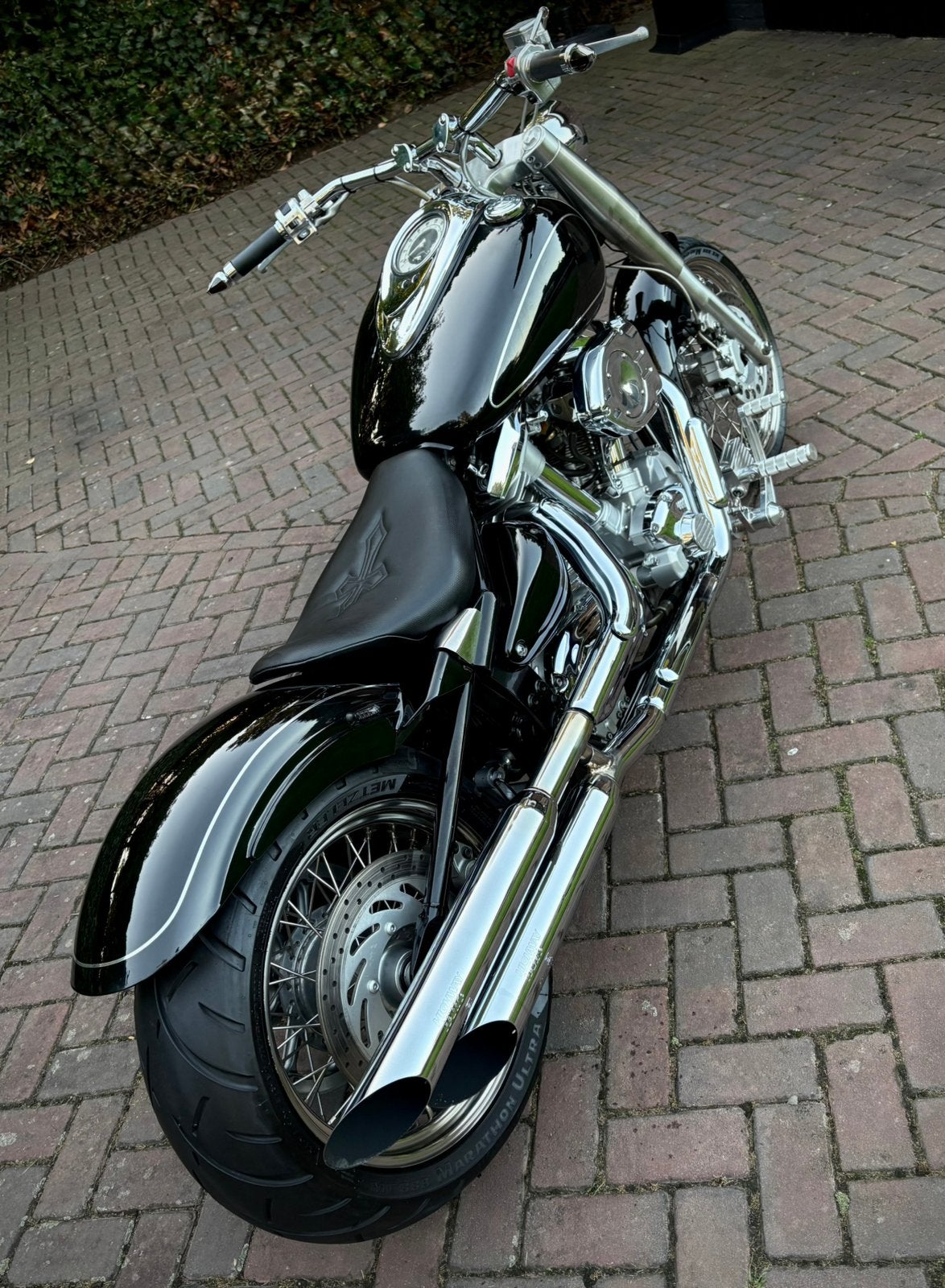 Unieke Yamaha WILDSTAR XV1600 XV 1600 Custom bobber, LED Verlichting, 2 cilinders, Occasion, 1600 cc