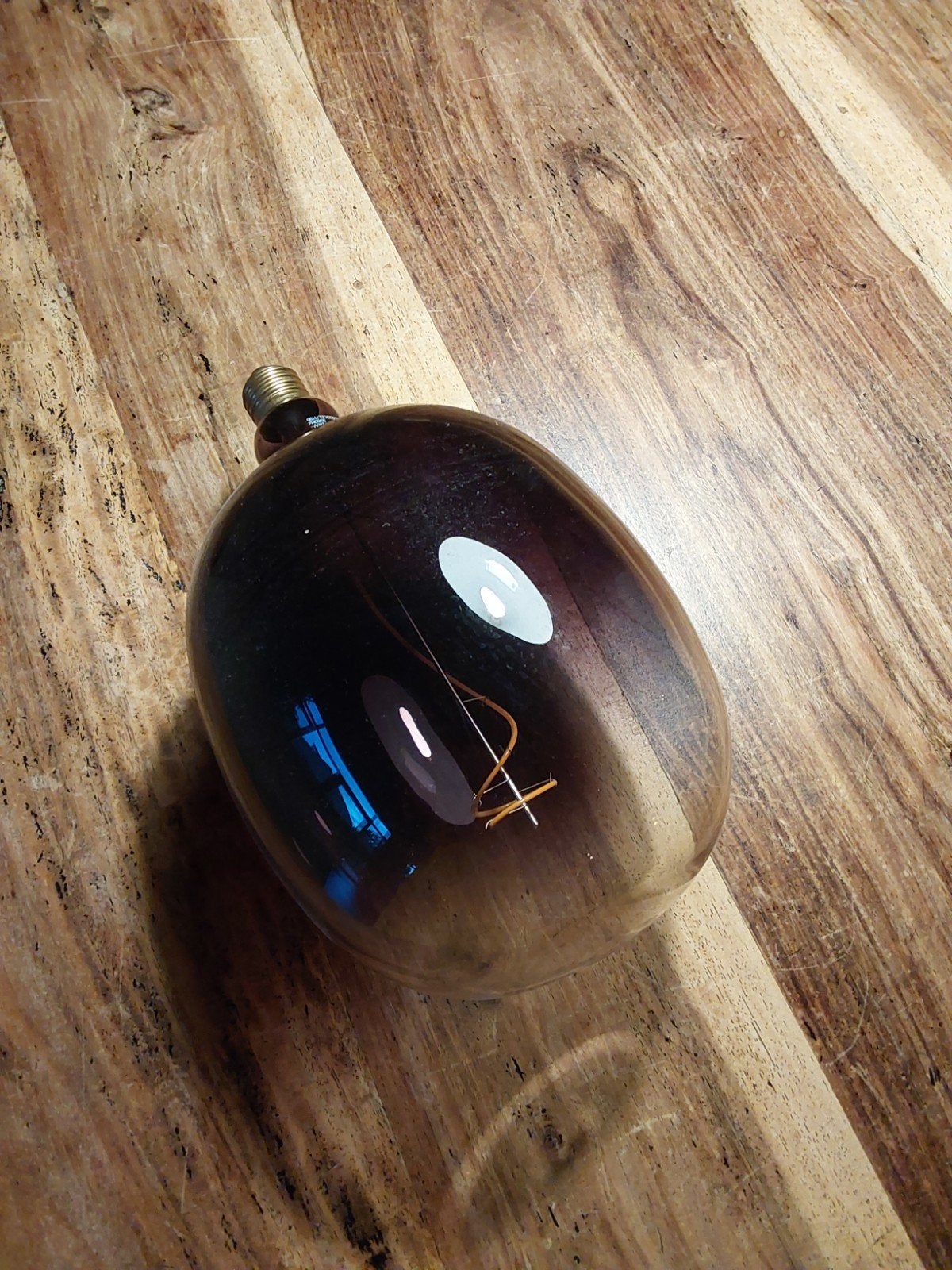 2x Grote Calex LED designlamp, Ophalen, Zo goed als nieuw, Glas, Modern
