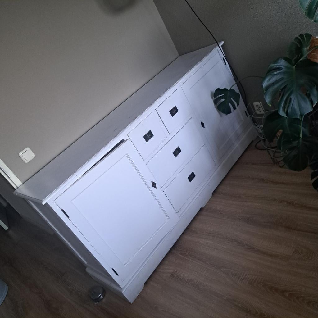 Dressoir wit, opknapper, Huis en Inrichting, Ophalen, Gebruikt