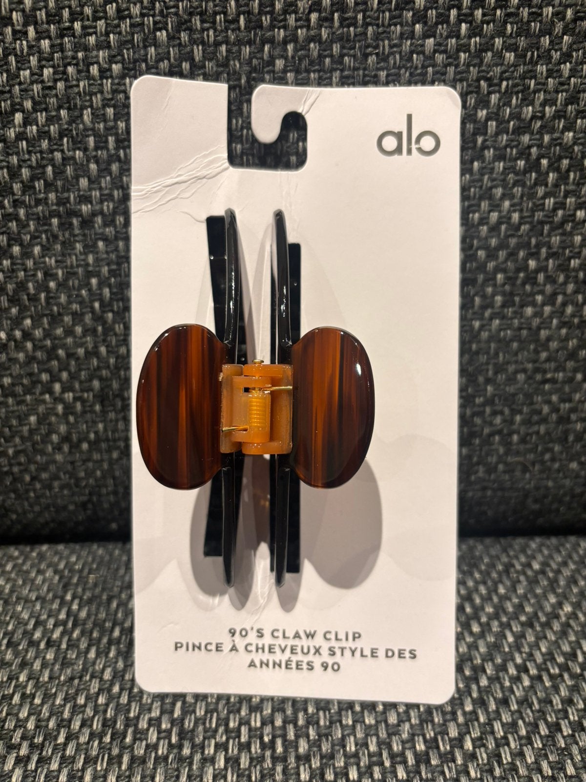 Alo Yoga 90’s claw clip – Dark Brown – nieuw, Ophalen of Verzenden, Nieuw, Haarspeld