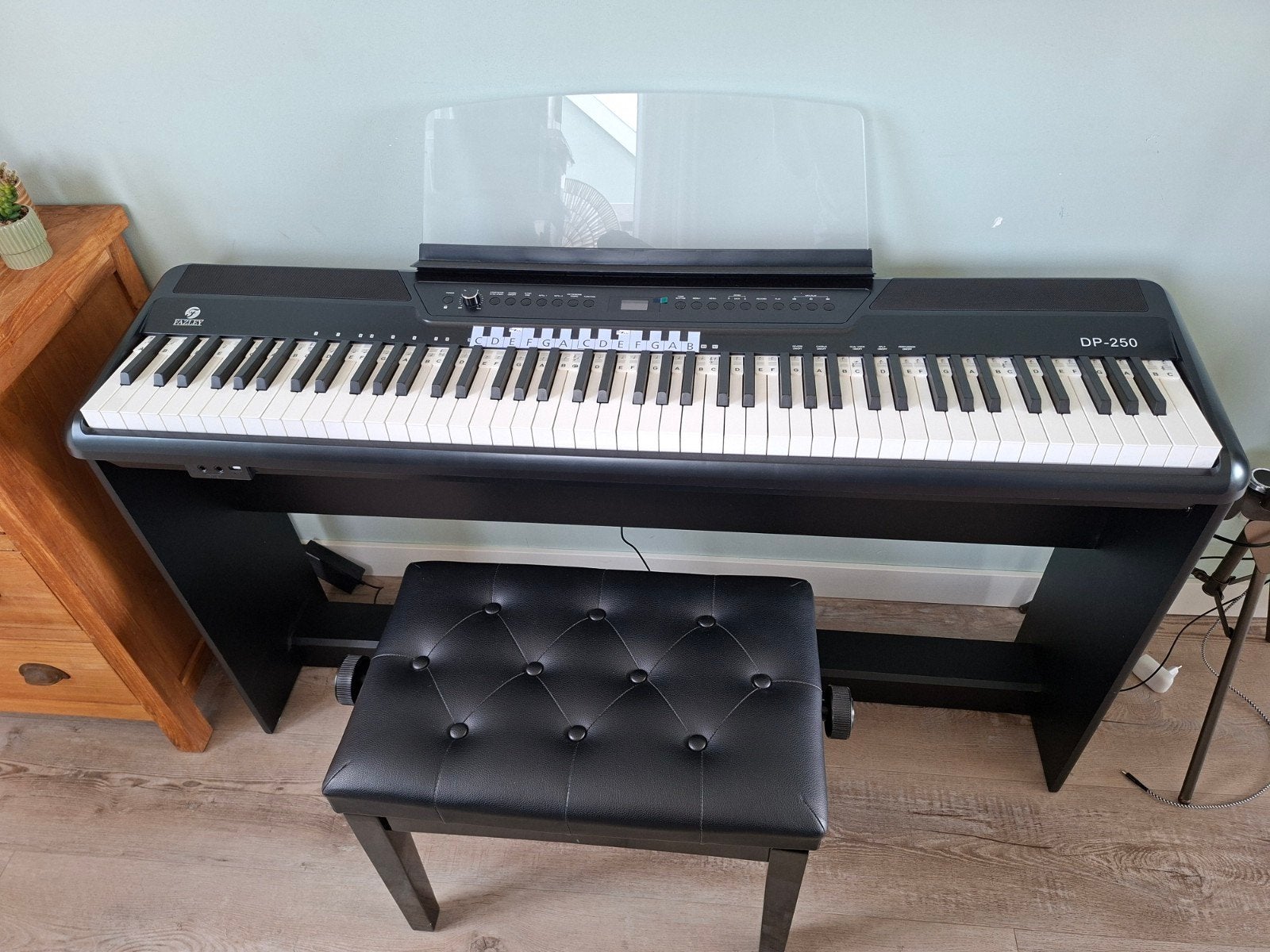 piano Fazley DP-250, Muziek en Instrumenten, Keyboards, Ophalen of Verzenden, Zo goed als nieuw, 88 toetsen, Overige merken
