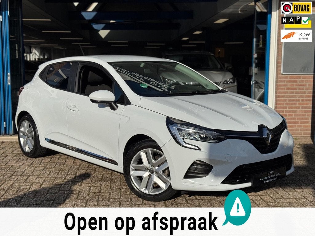 Renault Clio 1.0 TCe Zen 2020 WIT NAVI CLIMA CRUISE APK NAP!, Auto's, Renault, Gebruikt, 580 kg, Origineel Nederlands, Bedrijf