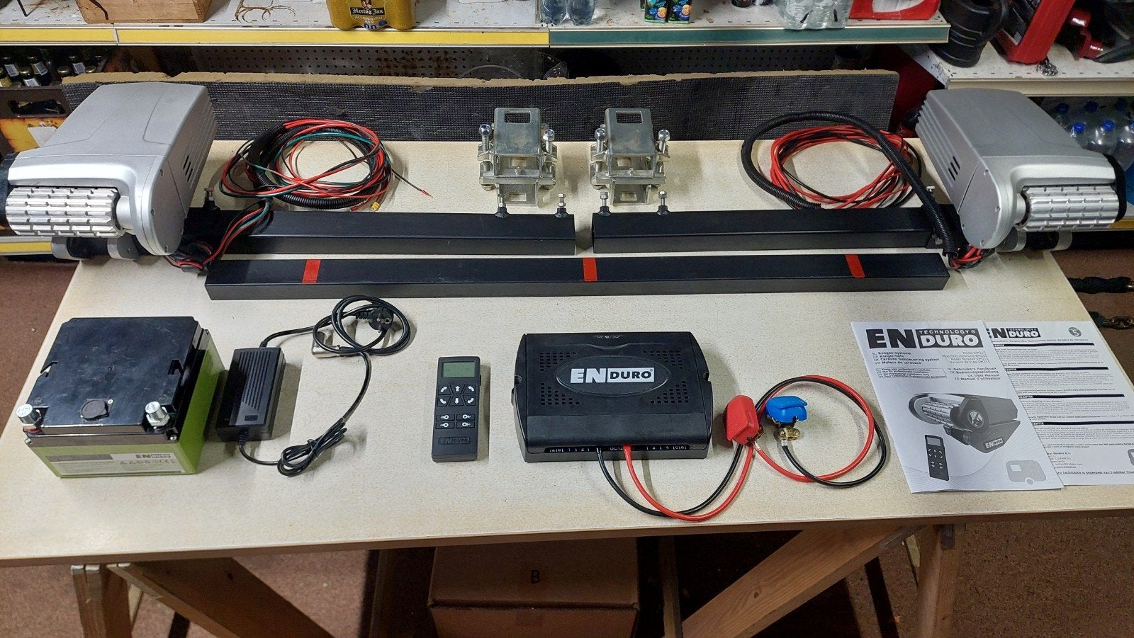 Enduro EM315  caravan mover met Lithium accu, Caravans en Kamperen, Ophalen, Gebruikt