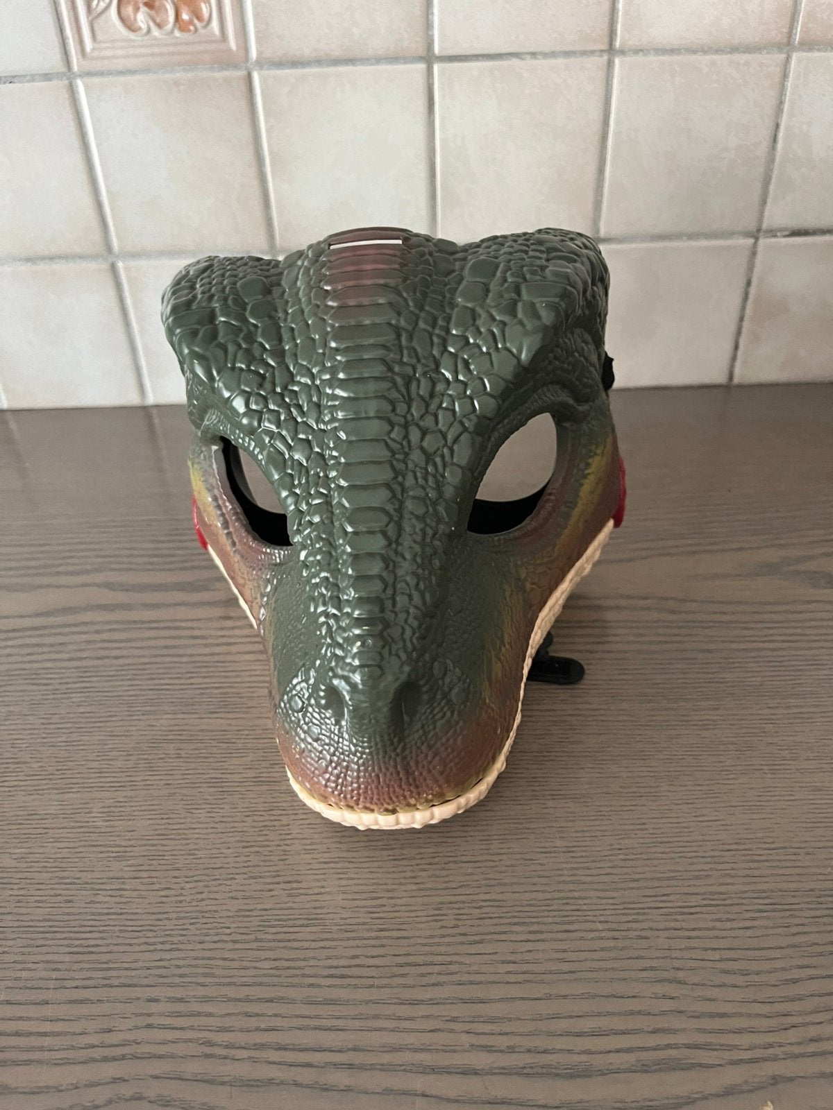 Dinosaurus masker, Ophalen of Verzenden, Zo goed als nieuw