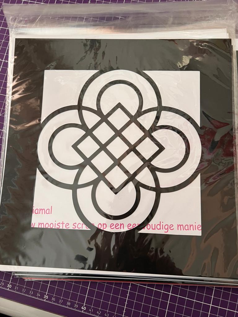 Mal voor scrapbooking nr 3, Verzenden, Zo goed als nieuw, Frame of Mal
