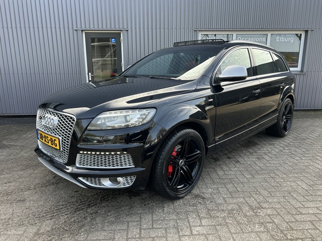 Audi Q7 3.0 TDI q.Pro L+ 4+2 S-Line VOL OPTIES! (bj 2007), Auto's, Audi, Automaat, Gebruikt, 6 stoelen, 6 cilinders