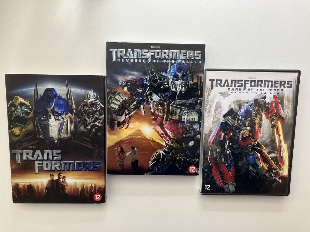 Transformers Michael Bay trilogie DVD set NL subs slipcovers, Engels, Vanaf 16 jaar, Nederlands, Ophalen of Verzenden