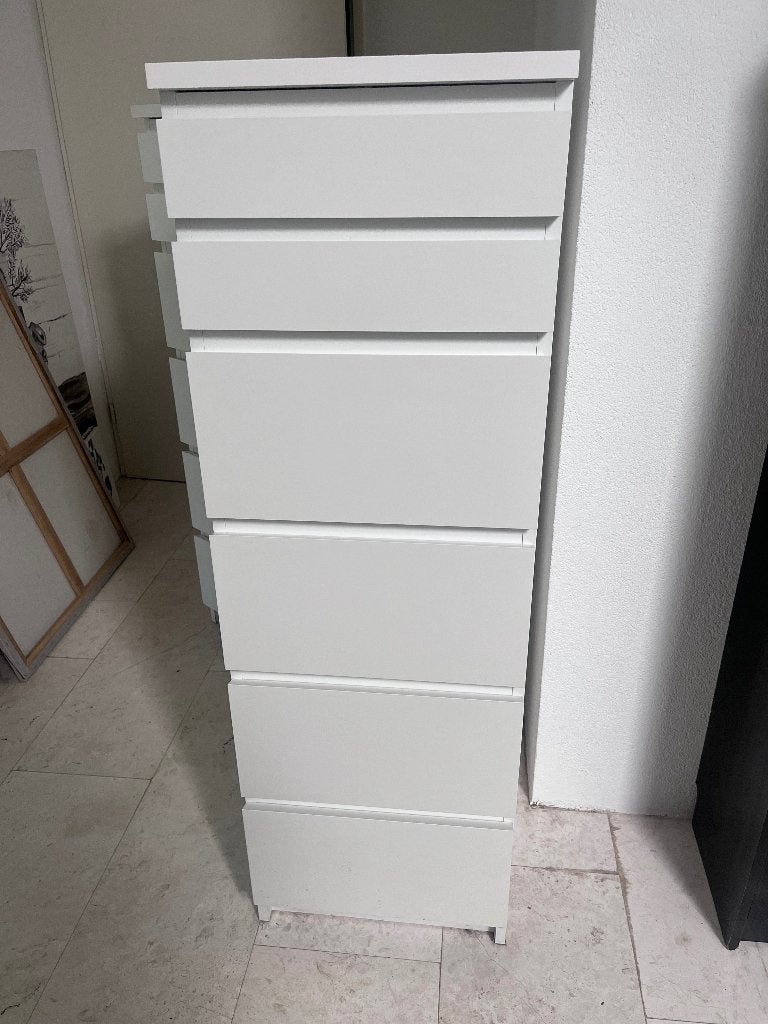 IKEA MALM ladekast, Huis en Inrichting, Kasten | Ladekasten, Ophalen, 5 laden of meer, 100 tot 150 cm, Zo goed als nieuw