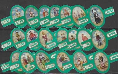 reeks 4199  reuzen    1-20  sigarenbanden, Ophalen of Verzenden, Zo goed als nieuw, Sigarenbandjes