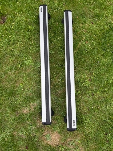 Thule Wingbar dakdragers + Rapid fixpoint systeem, Auto diversen, Dakdragers, Gebruikt, Ophalen of Verzenden
