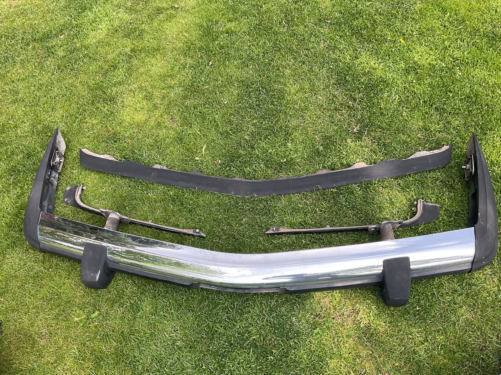 Amerikaans bumperset Mercedes SL R107 (1988) - Prima staat, Auto-onderdelen, Ophalen, Gebruikt, Voor, Mercedes-Benz