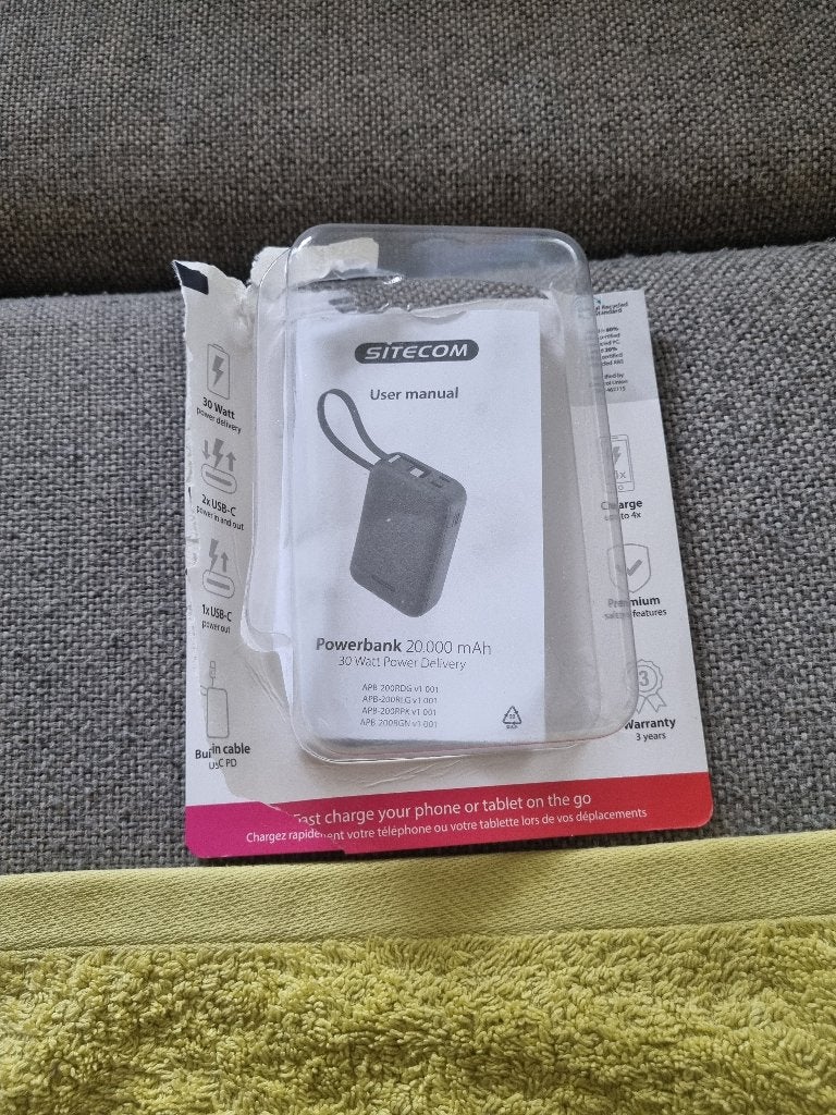 Powerbank Sitecom, Ophalen of Verzenden, Zo goed als nieuw, Sitecom