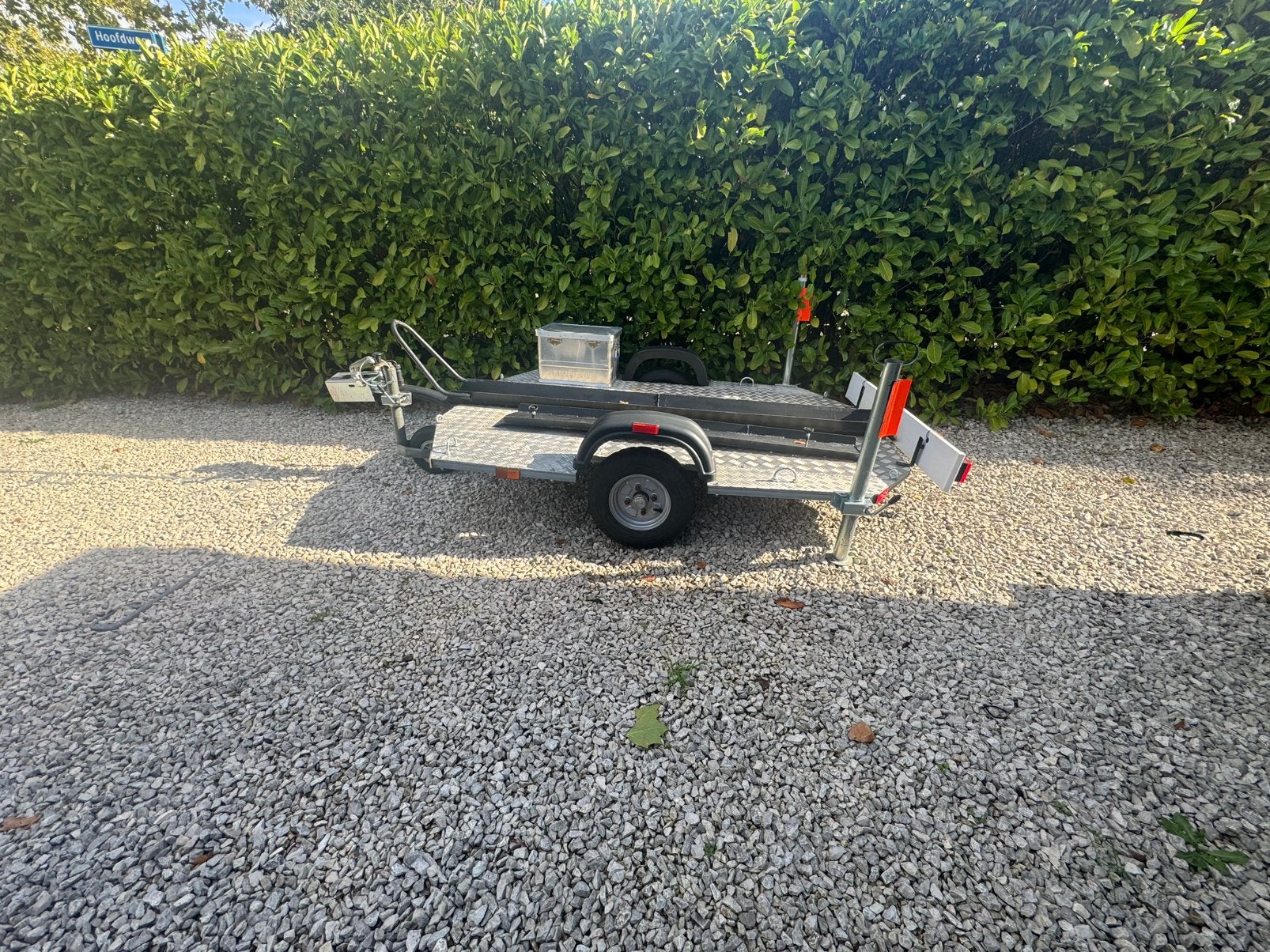 Te koop motor aanhanger tot 350 kg, Auto diversen, Ophalen of Verzenden, Zo goed als nieuw
