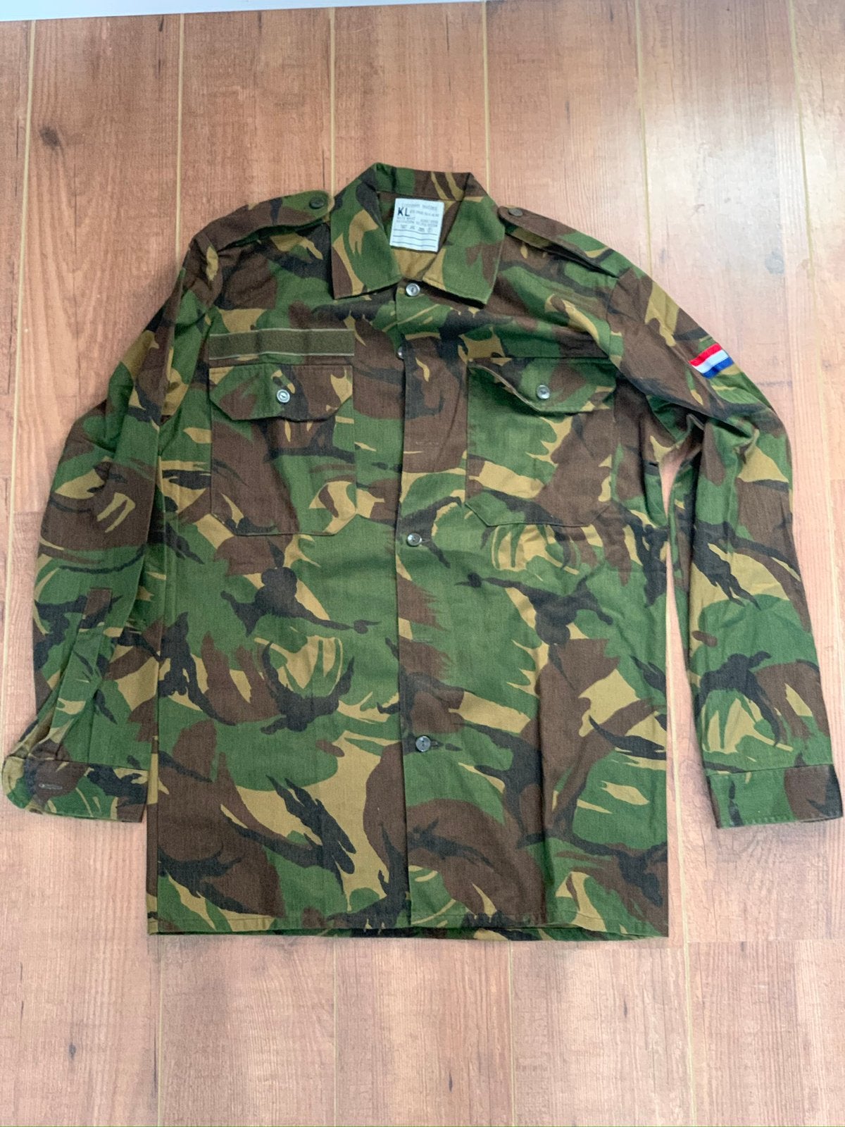 Nederlandse leger zomerjas, Woodland, Ophalen of Verzenden, Landmacht, Nederland, Kleding of Schoenen