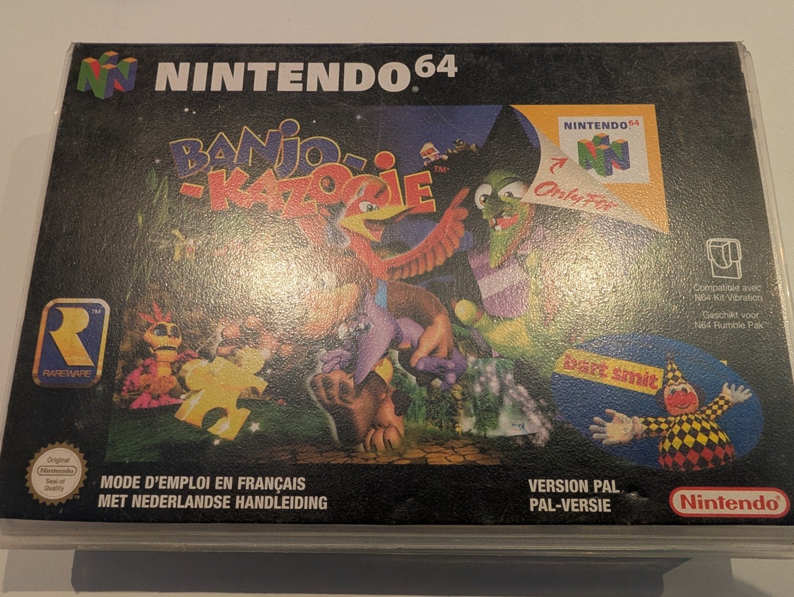 Banjo-Kazooie N64 - Compleet met handleiding, Gebruikt, 1 speler, Ophalen of Verzenden, Platform