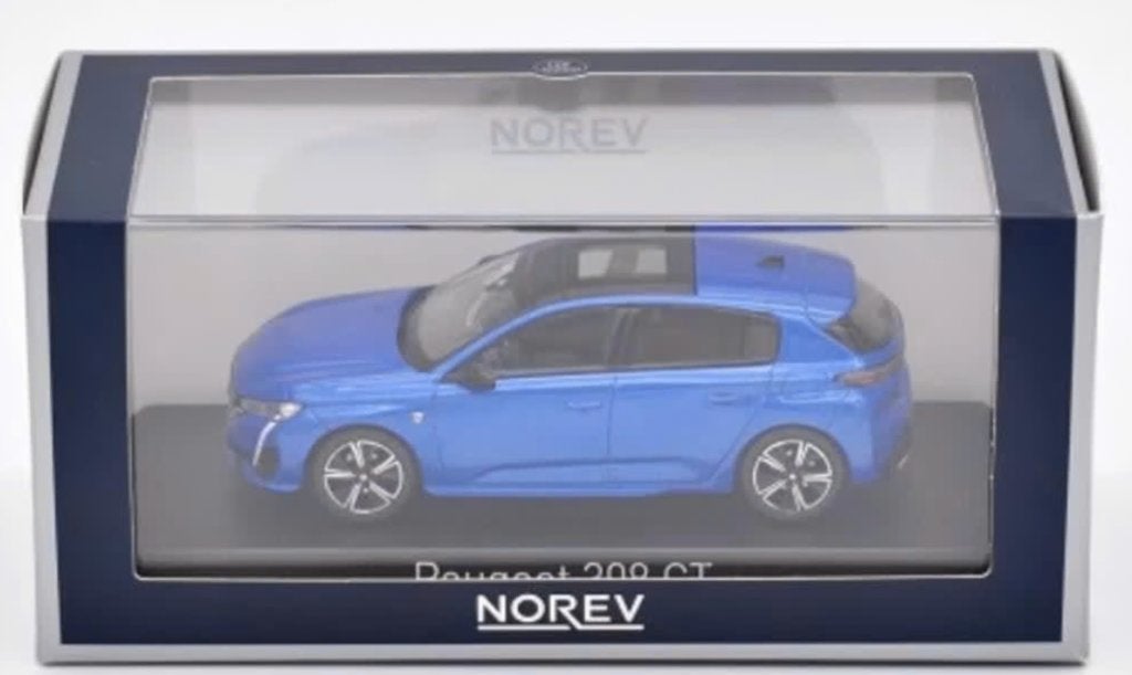 Peugeot 308 GT 2021 Vertigo Blauw 1:43 NOREV ref: 473933, Verzenden, Nieuw, Auto, Norev