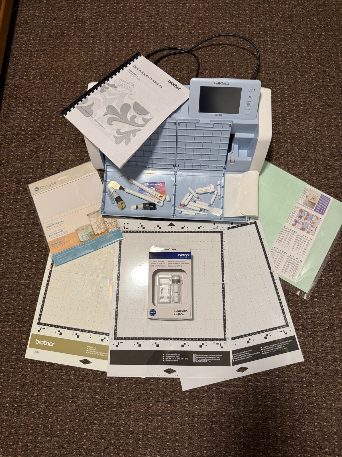 Brother ScanNCut SDX1200 Plotter Pakket met Toebehoren, Hobby en Vrije tijd, Zo goed als nieuw, Machine, Brother, Ophalen
