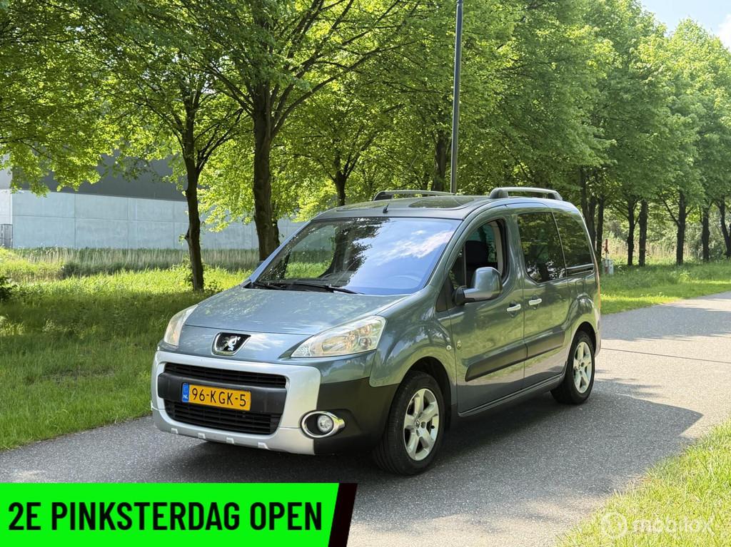 Peugeot Partner Tepee 1.6 Zenith*NEW APK 05/27*AIRCO*CRUISE, Voorwielaandrijving, Stof, Zwart, 4 cilinders