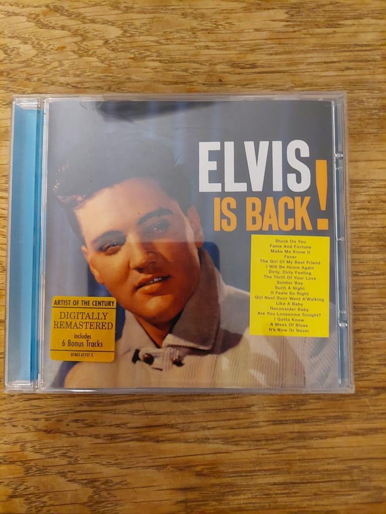 Elvis is Back! CD - Digitally Remastered, Ophalen of Verzenden, Zo goed als nieuw