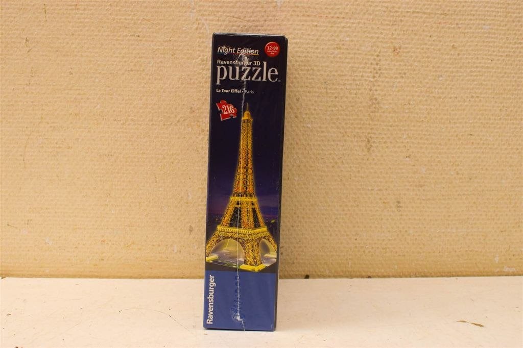 Ravensburger D puzzel night edition La Tour Eiffel 49493, Hobby en Vrije tijd, Ophalen of Verzenden, 500 t/m 1500 stukjes, Gebruikt