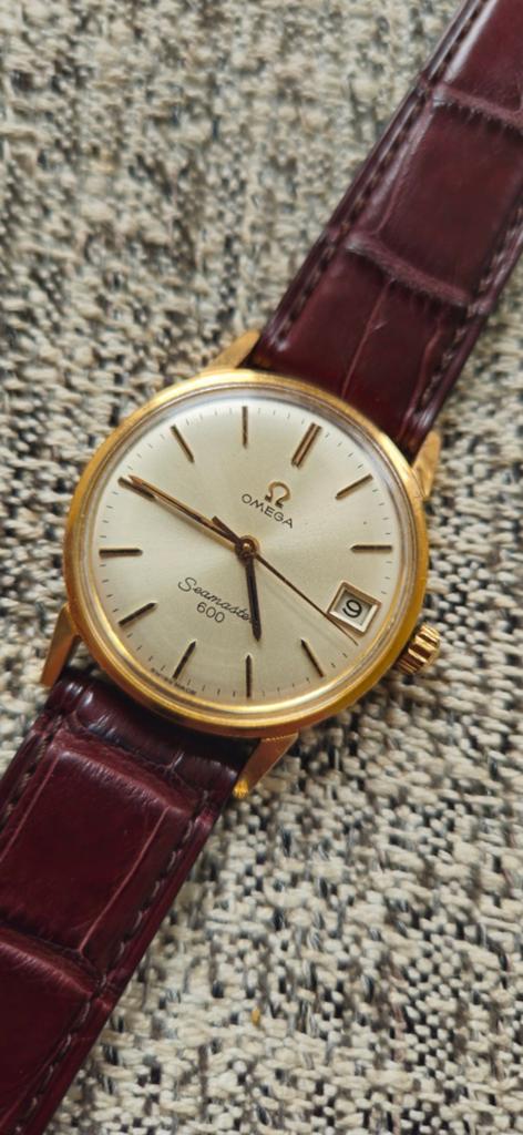 Prachtige Vintage Omega Seamaster 600 (jaren '60) – Cal. 611, Sieraden, Tassen en Uiterlijk, Horloges | Antiek, Verzenden, Verguld