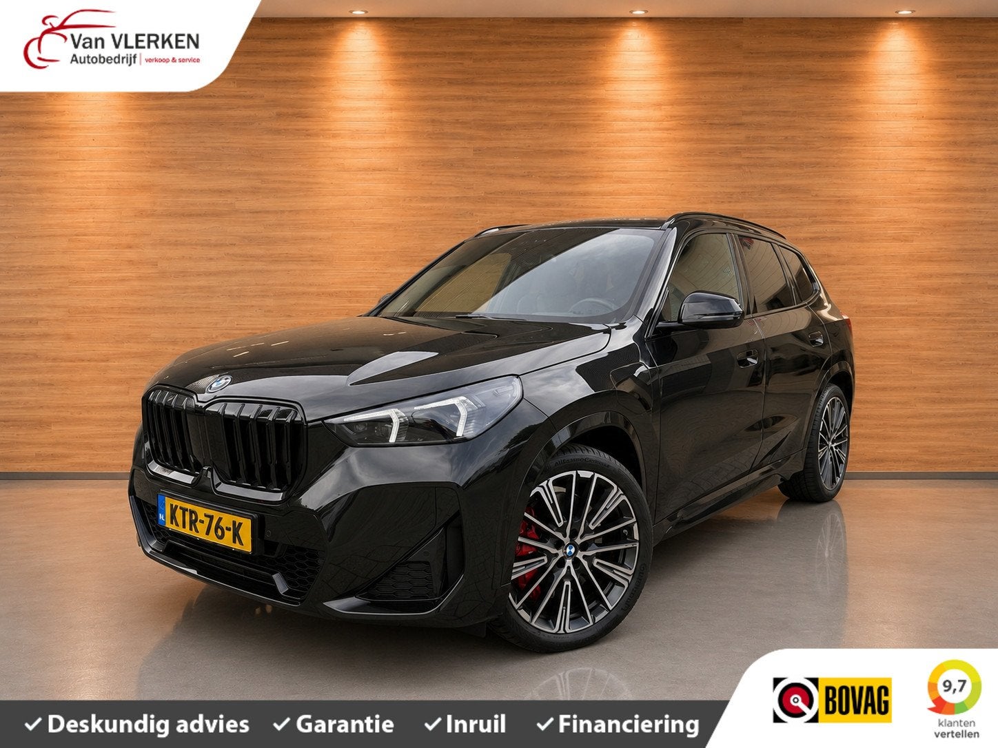 BMW X1 xDrive30e M SPORT MASSAGE ,PANO ,LEER ,HEAD UP, Stof, Euro 6, Zwart, Bedrijf