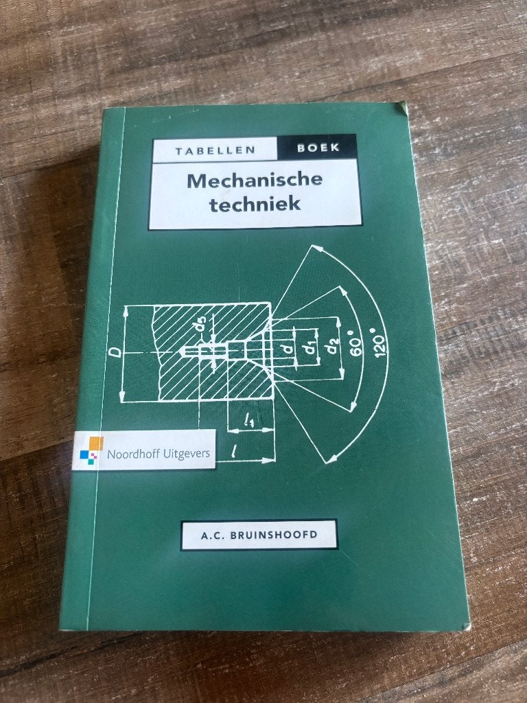 Tabellen Boek Mechanische Techniek, Boeken, Gelezen, Ophalen of Verzenden, Noordhoff Uitgevers, Overige onderwerpen