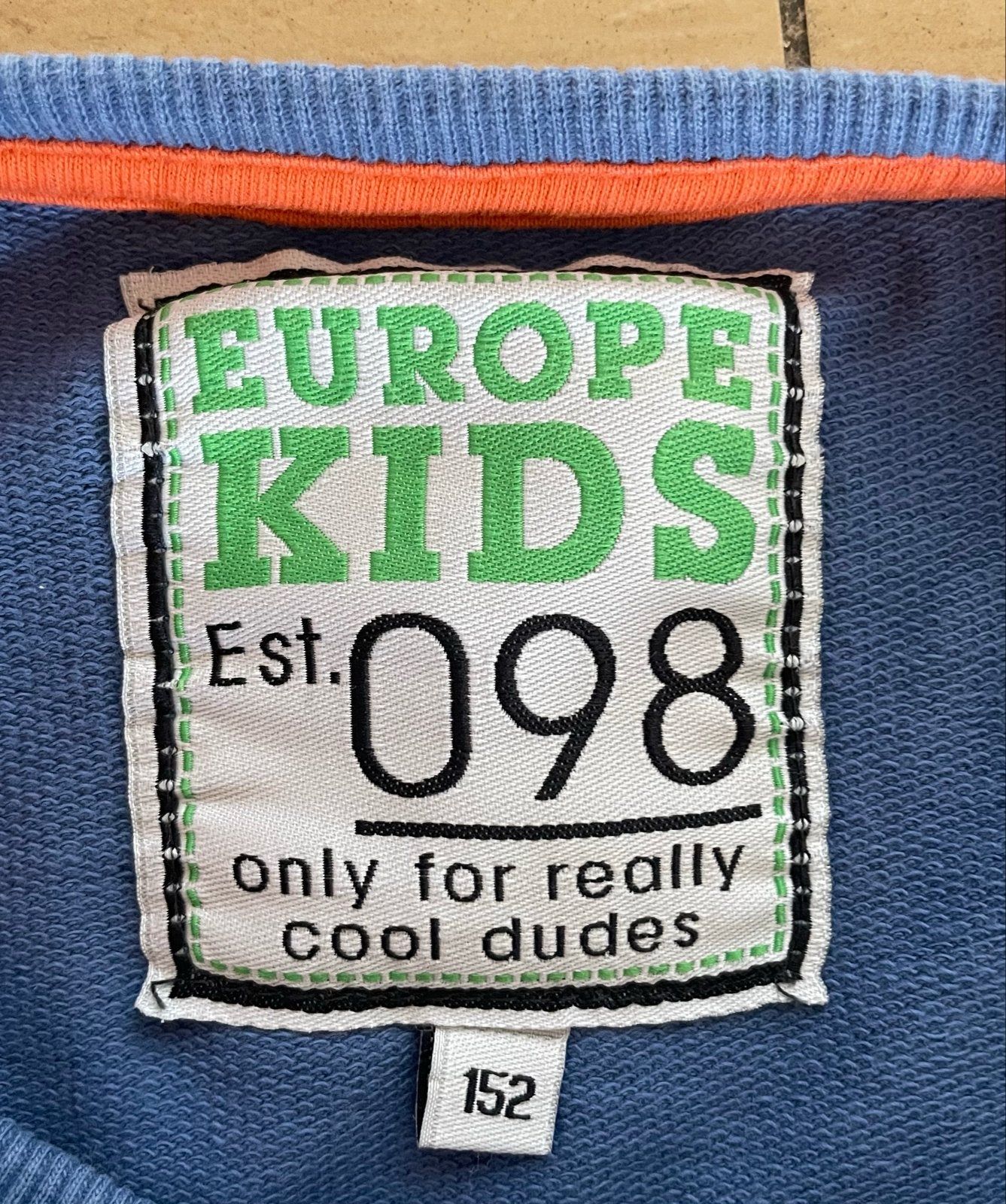 Europe Kids longsleeve, Kinderen en Baby's, Ophalen of Verzenden, Gebruikt, Jongen, Trui of Vest