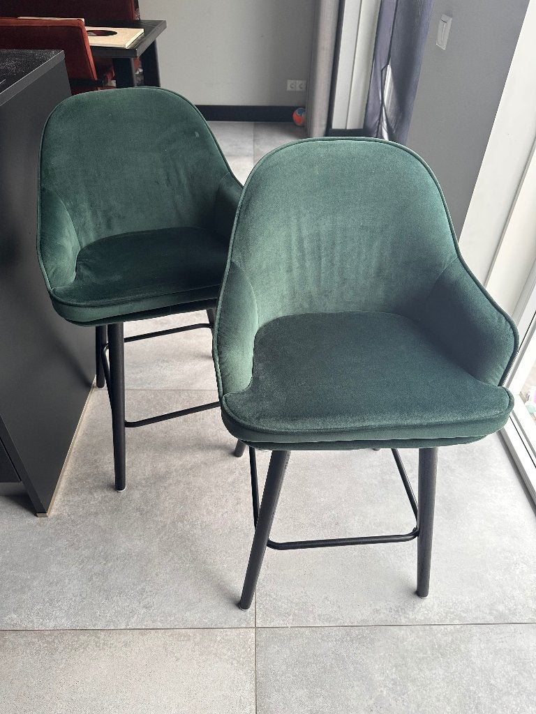 Barkrukken, Huis en Inrichting, Barkrukken, Ophalen, Met voetsteun, Zo goed als nieuw, 90 cm of meer