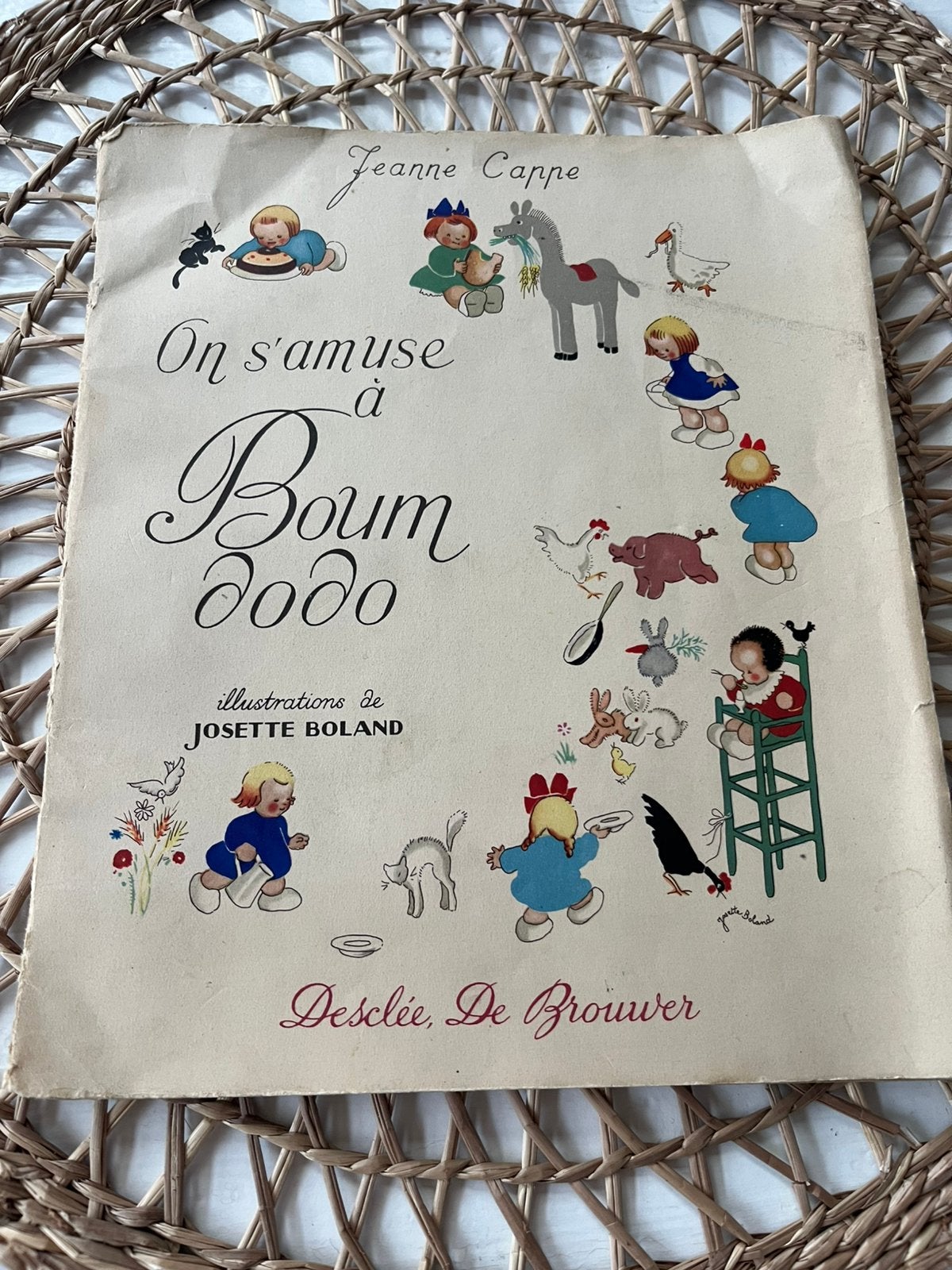 Frans kinderboek 1943 “On s'amuse tante à Boumd, Ophalen of Verzenden