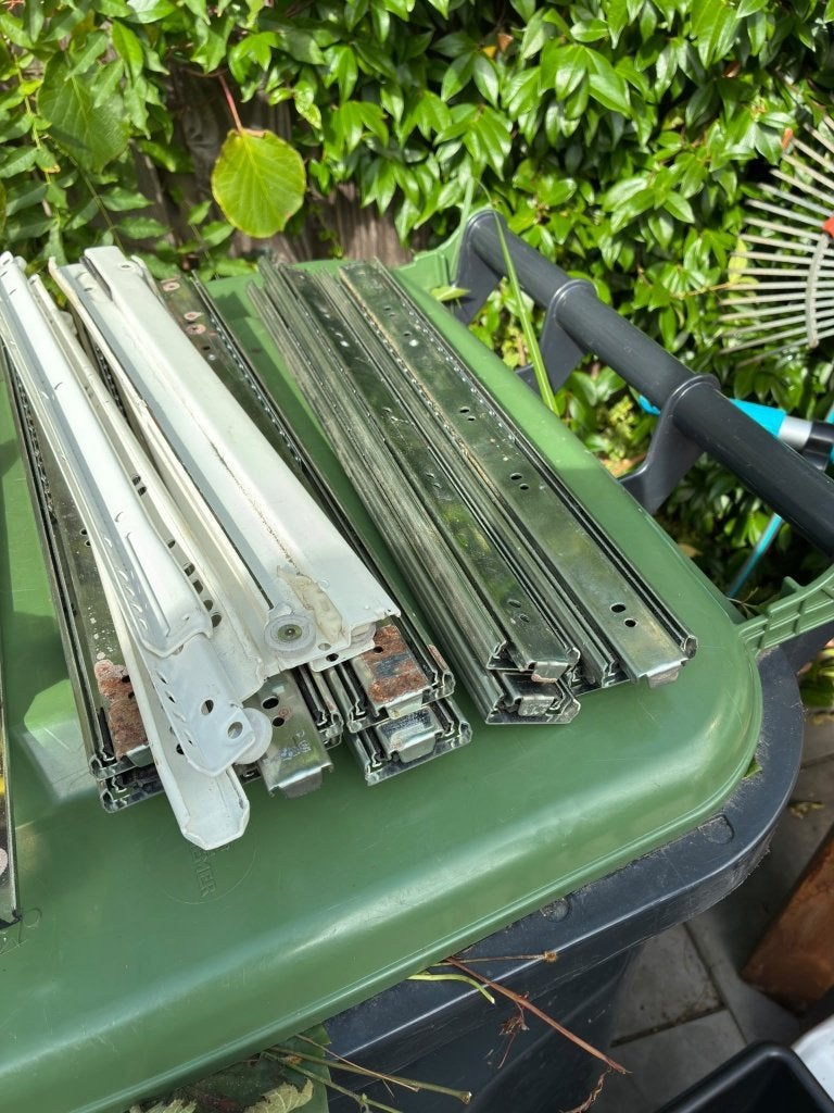 ladegeleiders, 400mm, Ophalen of Verzenden, Gebruikt, 250 mm of meer, Overige typen