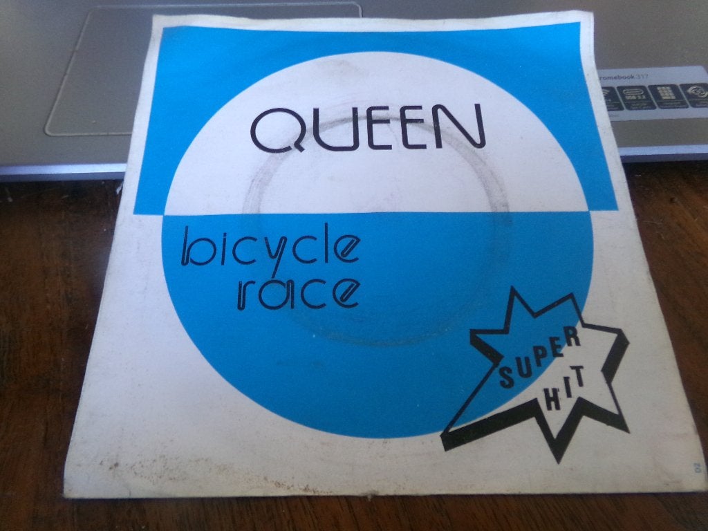Zeldzaam - Queen - Bicycle Race / Fat Bottomed Girls - 1979, Cd's en Dvd's, Vinyl Singles, Ophalen of Verzenden, Gebruikt, Overige genres