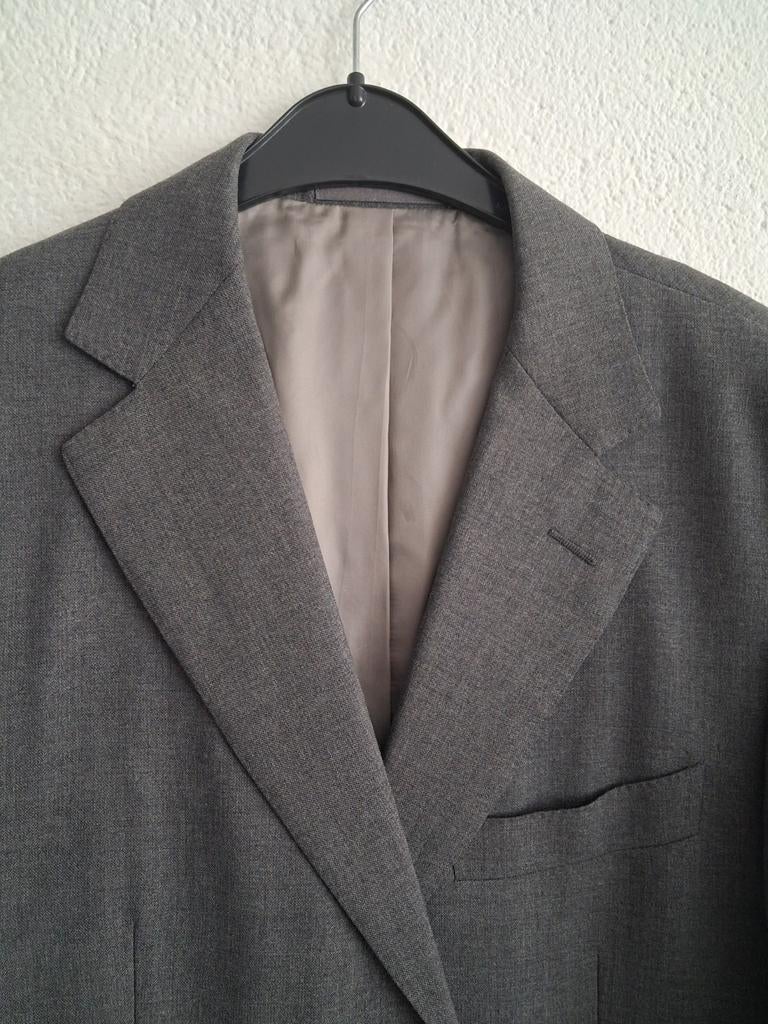 SuitSupply Four Ply Pure Wool Grijs Colbert Maat 50, SuitSupply, Maat 48/50 (M), Ophalen of Verzenden, Zo goed als nieuw