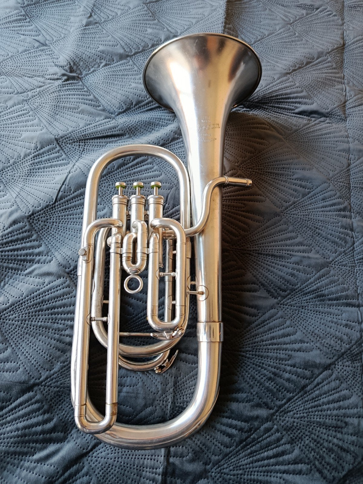 Besson Westminster Euphonium - Zilverkleurig, Ophalen of Verzenden, Gebruikt, Overige typen, Met koffer