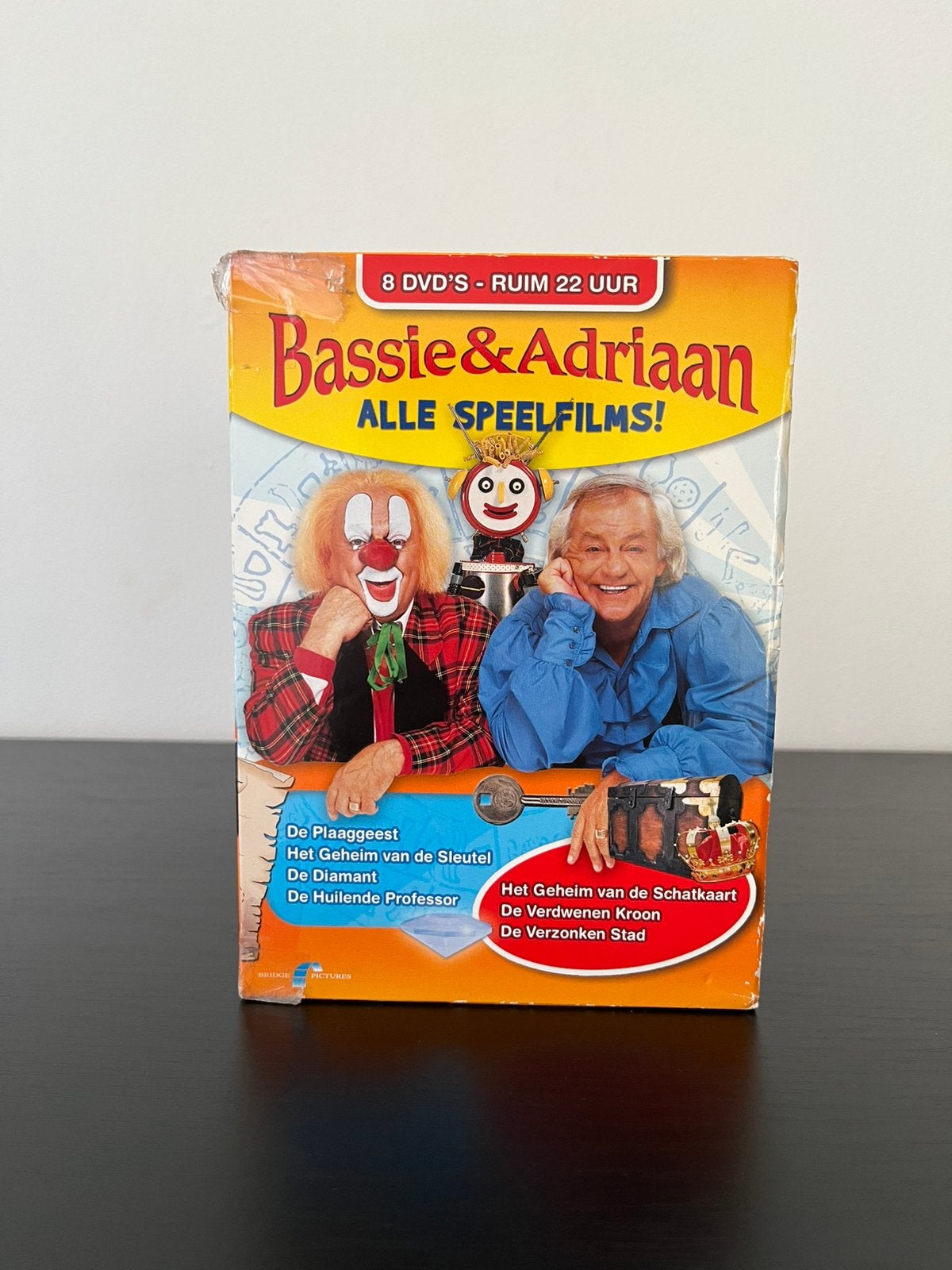Bassie & Adriaan DVD box set alle speelfilms, Alle leeftijden, Ophalen of Verzenden, Zo goed als nieuw