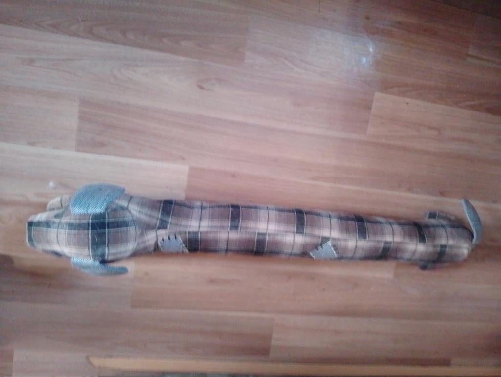 Tochtstopper hond 90 cm, Ophalen, Gebruikt, Textiel