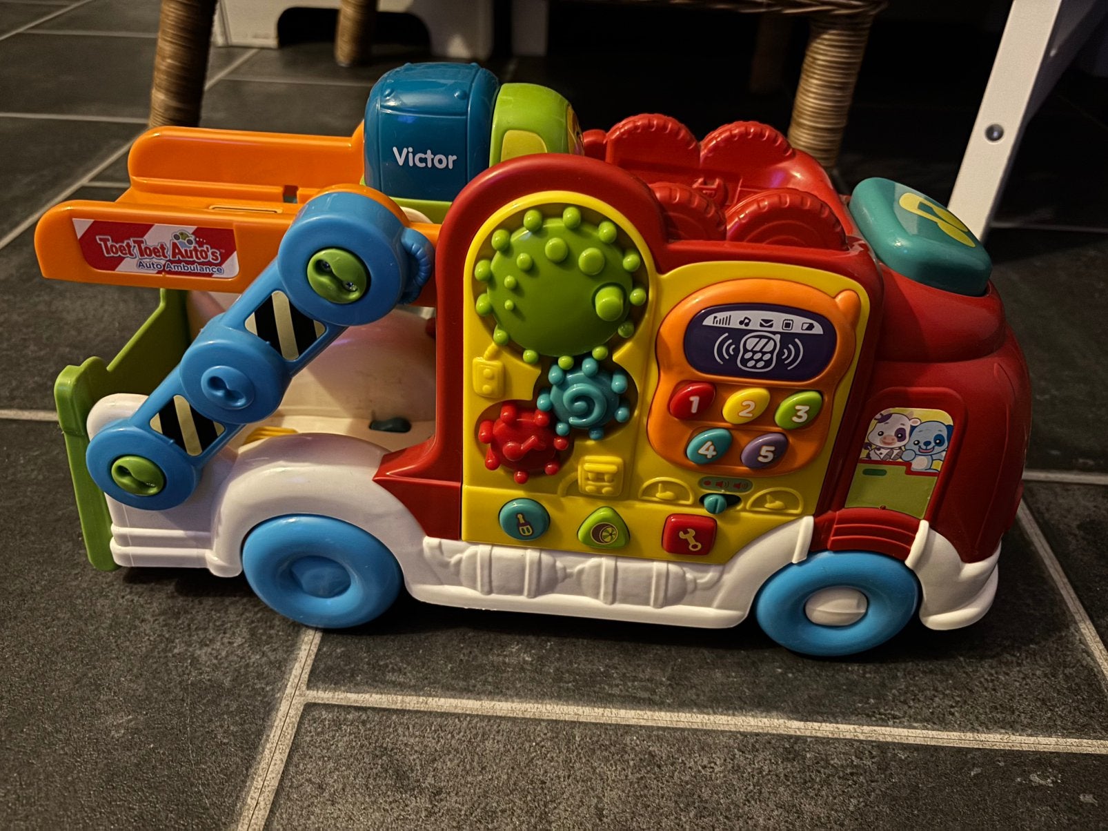 V Tech Toet Auto Ambulance, Ophalen of Verzenden, Gebruikt, 2 tot 4 jaar