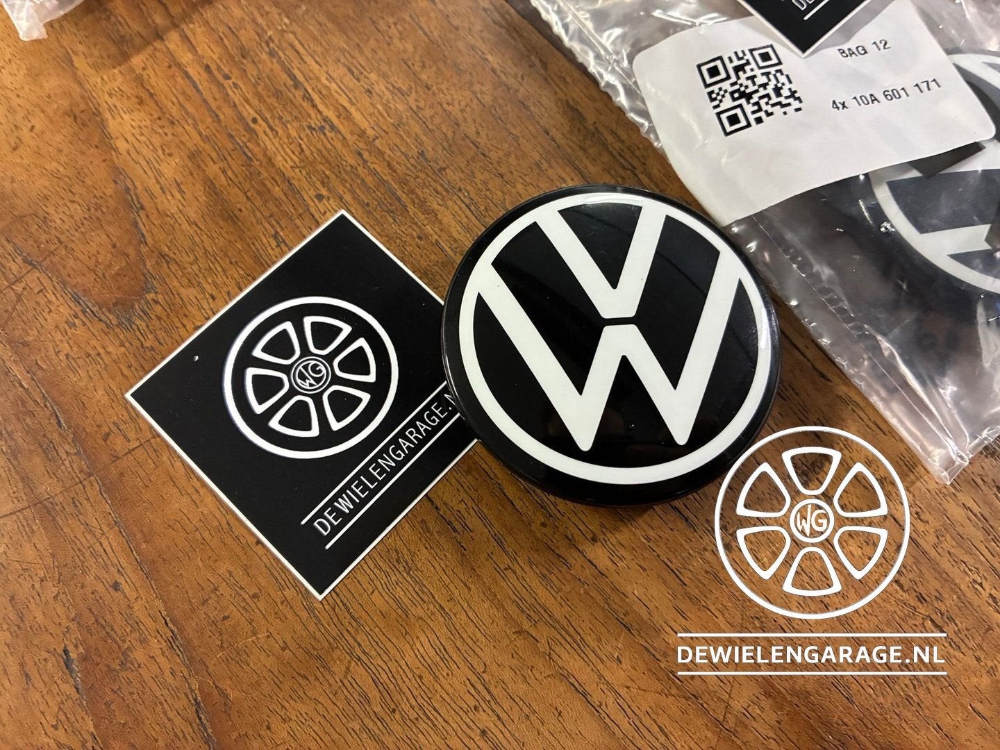 4x VW Naafkap Origineel Nieuw ID Logo 10A 601 171 oa ID.3 ID, -, -, Nieuw, Ophalen of Verzenden