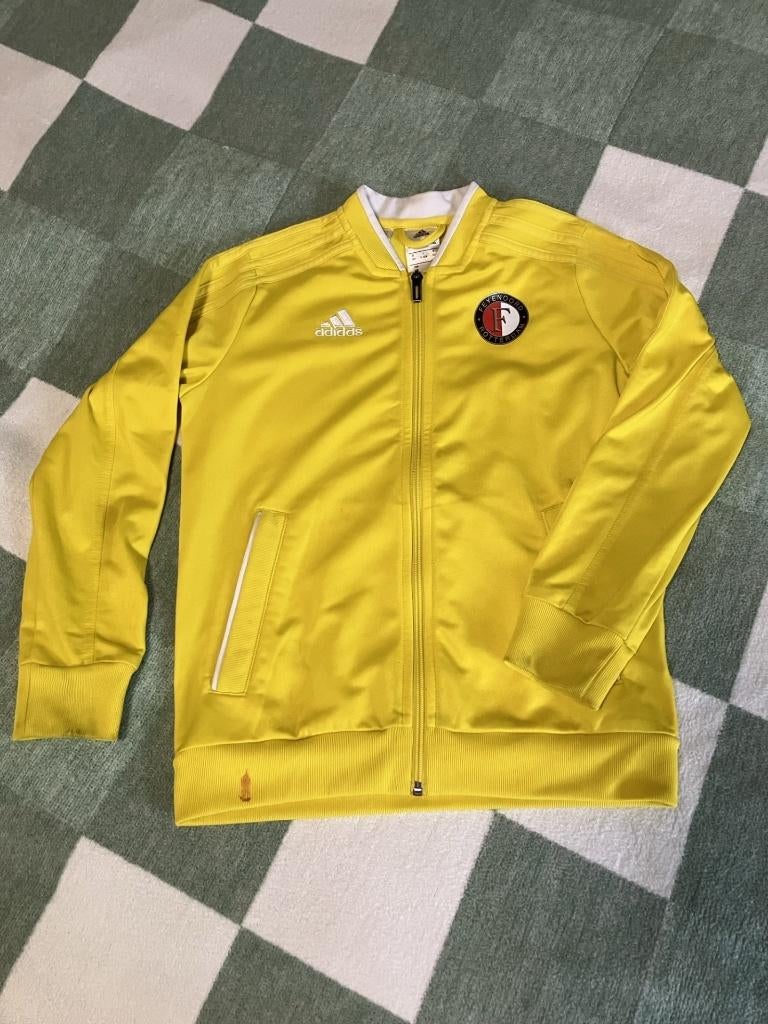 Adidas Feyenoord jas maat 140, Adidas, Gebruikt, Sport- of Zwemkleding, Ophalen of Verzenden