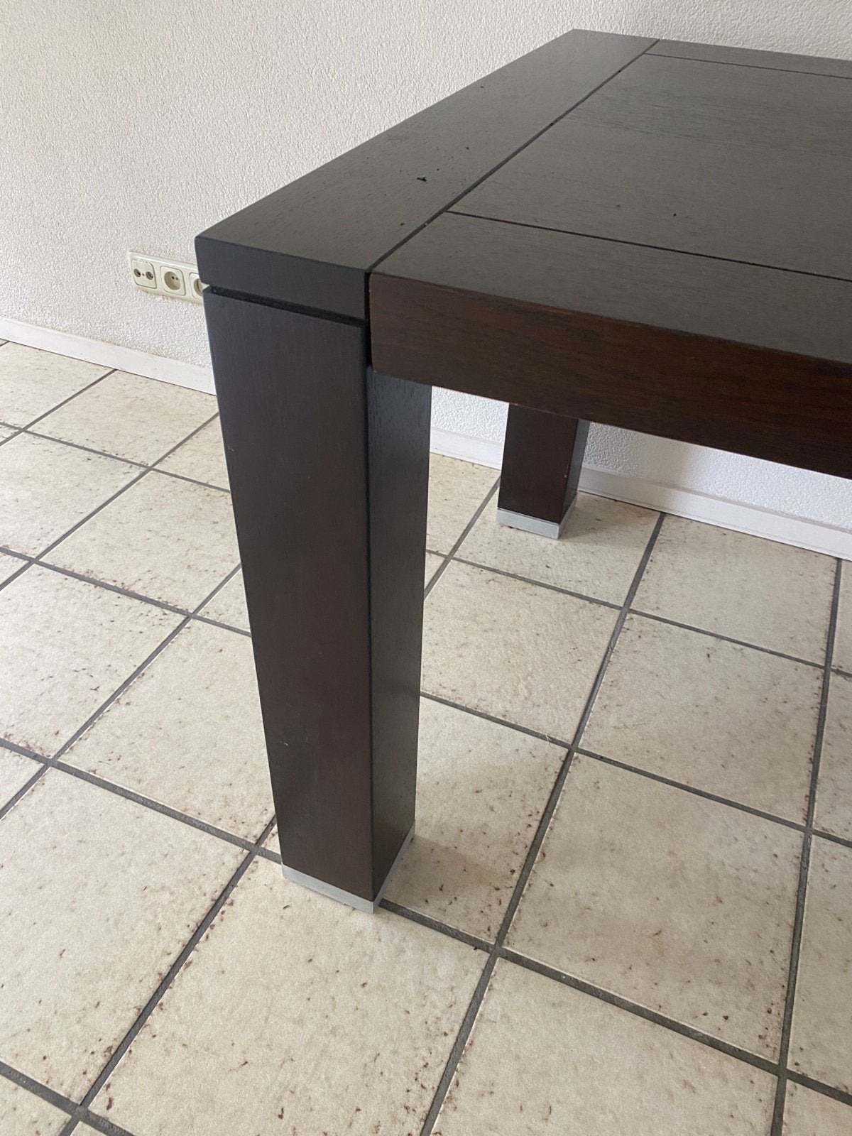 Zo goed als nieuwe eettafel van mooie kwaliteit . 90 bij 200, Ophalen, 200 cm of meer, 50 tot 100 cm, Zo goed als nieuw