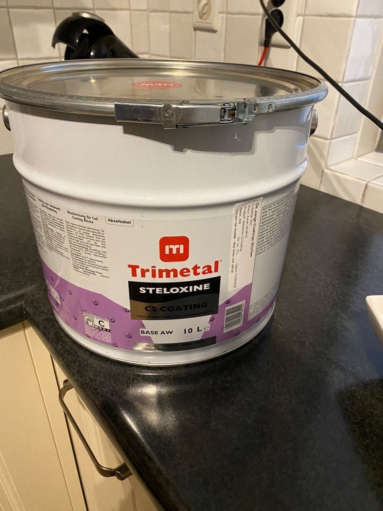trimetal steloxine ralnummer 9010, 5 tot 10 liter, Ophalen of Verzenden, Nieuw, Wit