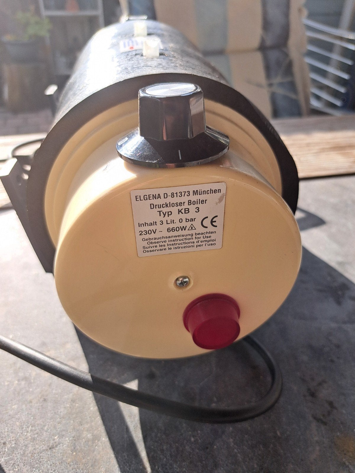 Elgena Combi Boiler 12V/220V - 220V werkt niet, Ophalen of Verzenden, Inbouw, Inductie, 4 kookzones