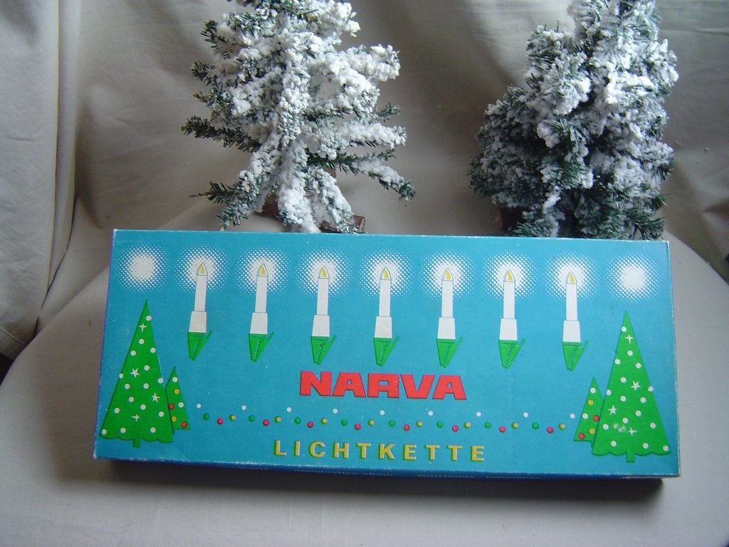 Oude Narva kerstboomverlichting 16 delig 14V/3W, Ophalen of Verzenden, Gebruikt