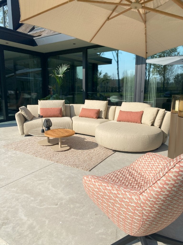 Salina outdoor Loungebank nu eenmalig €4800,-, Ophalen, 5 zitplaatsen, Kunststof, Nieuw