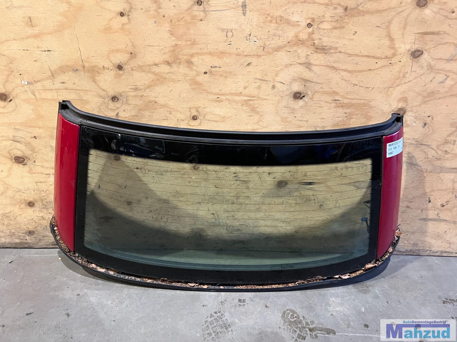 MERCEDES SLK R170 ROOD H582 dak achterraam 1996-2000, Auto-onderdelen, Gebruikt, Mercedes-Benz AG, Mercedes-Benz, Ophalen of Verzenden