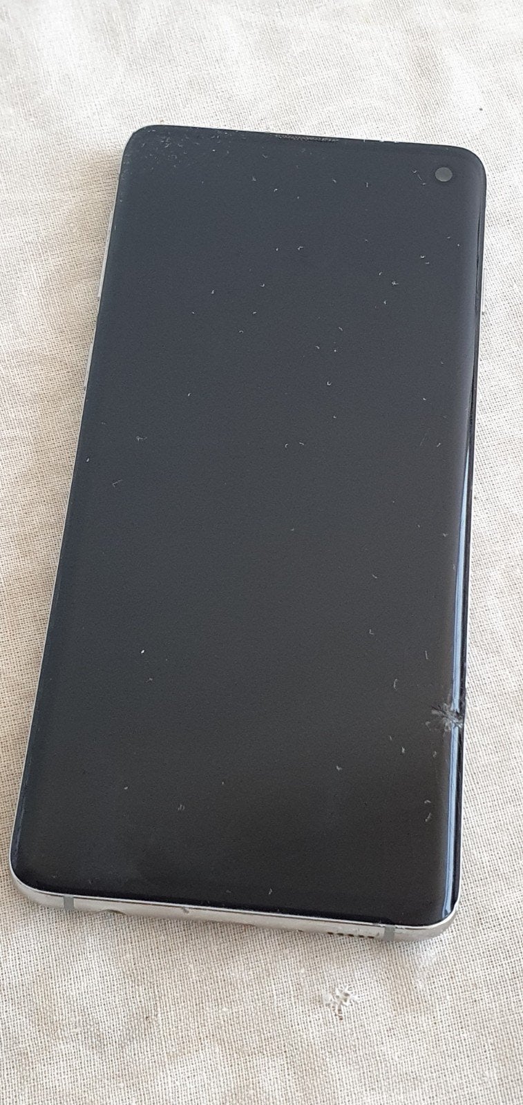 Samsung S10 - Display en backcover defect, Telecommunicatie, Mobiele telefoons | Samsung, Gebruikt, Touchscreen, Ophalen of Verzenden