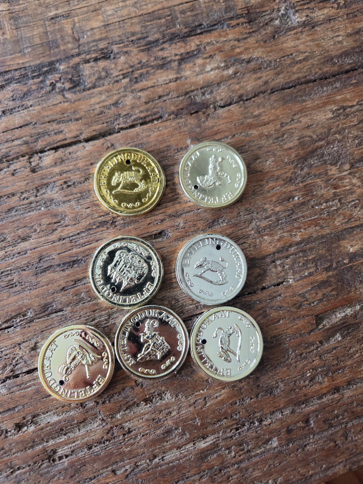 Efteling Ezeltje Strek Je Dukaten - Set van 7, Ophalen of Verzenden